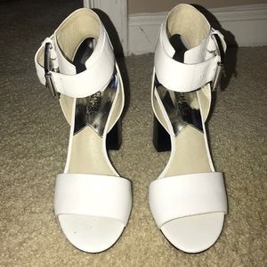 Michael Kors white heels